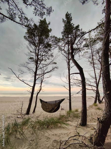 Obraz Biwak na plaży