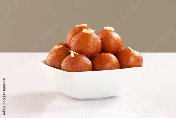 Fototapeta Indian sweets Gulab Jamun