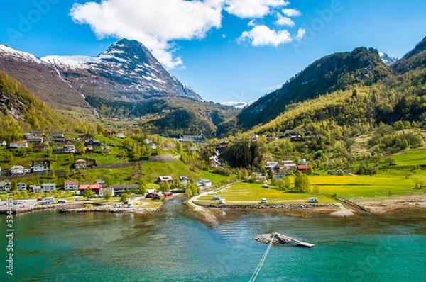 Obraz fiordos noruegos