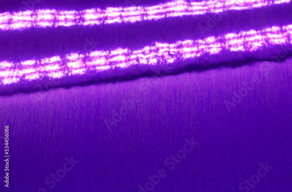 Fototapeta background purple metallic with reflections of LED strip glitter color texture