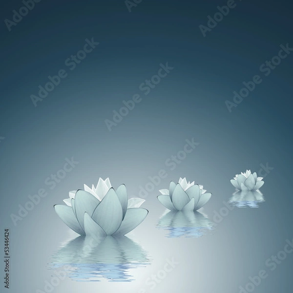 Obraz Lotus - tło czystości