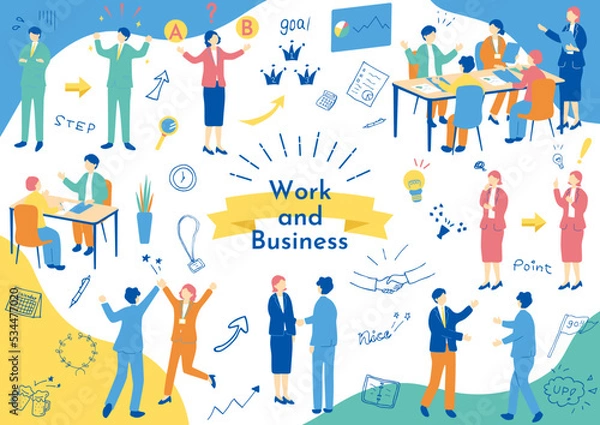 Fototapeta ビジネスシーン素材集