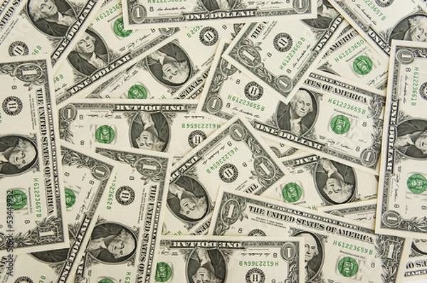Obraz Background from money - 1 dollar