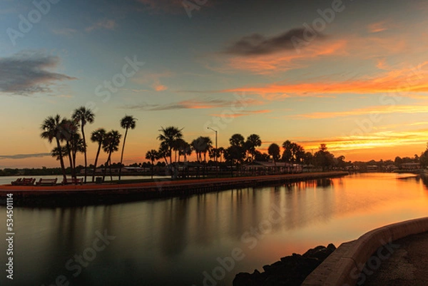 Obraz South Tampa Sunset Reflection