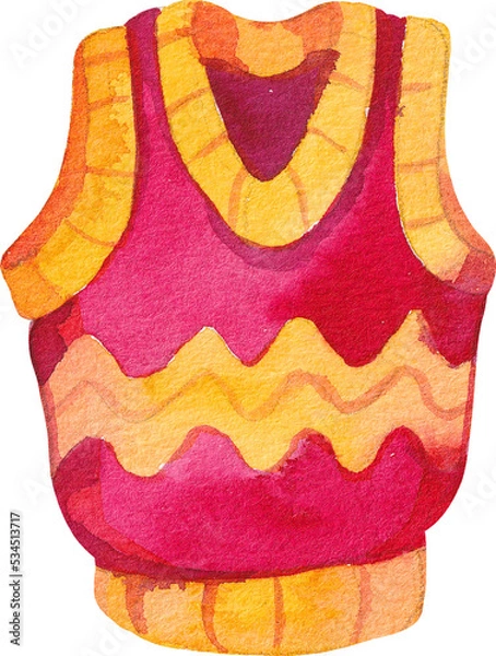Obraz Warm knitted vest
