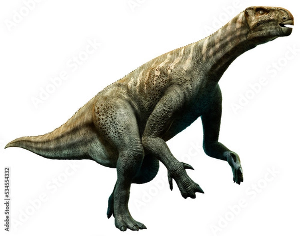 Obraz Iguanodon from the Cretaceous era 3D illustration	