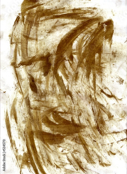 Obraz dirty finger marks on paper