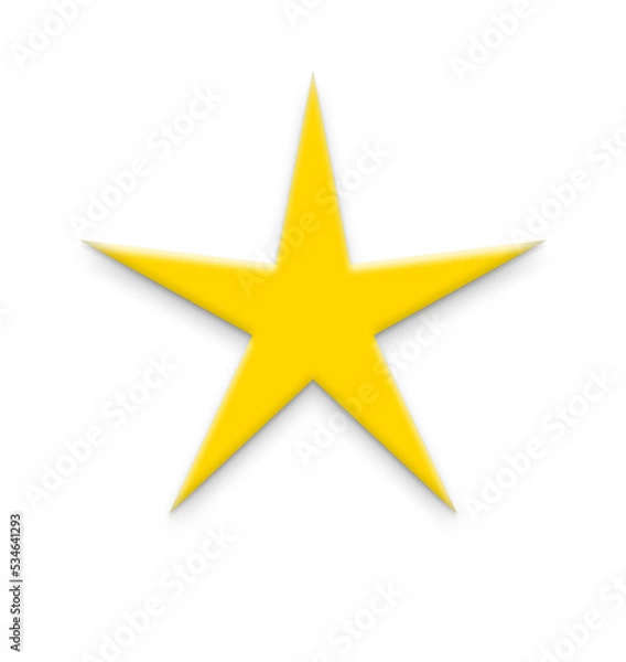 Obraz golden star icon transparent