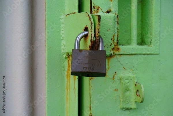Obraz しっかりとロックされた鍵
