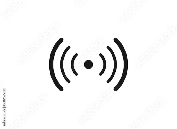 Obraz Live icon isolated on white background. Play symbol modern, simple, vector, icon for website design,