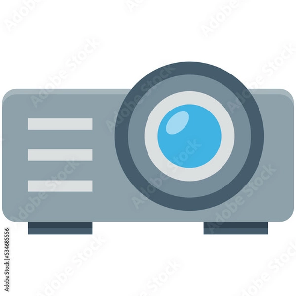 Fototapeta Projector Colored Vector Icon