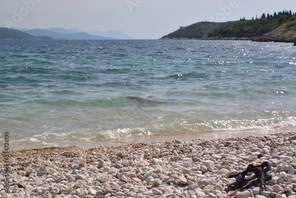 Fototapeta waves on the beach