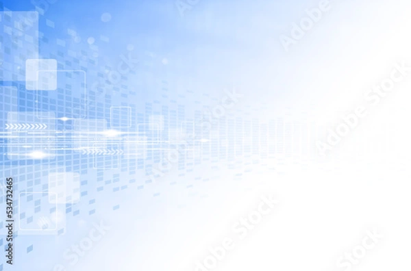 Obraz Abstract technological background	