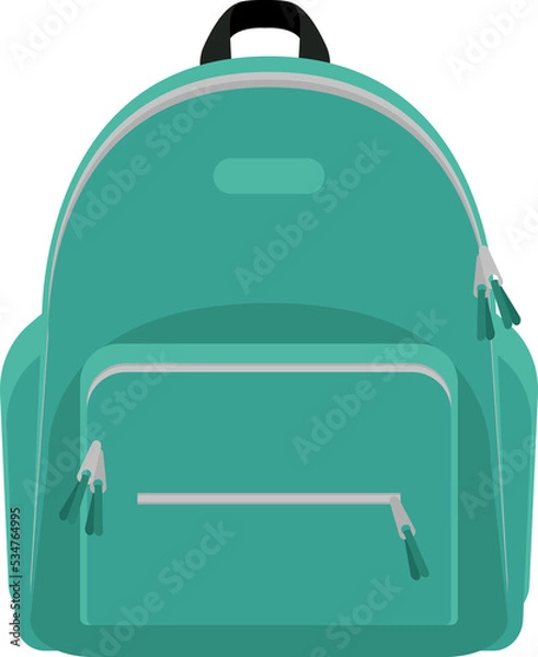 Obraz cartoon backpack