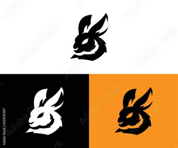 Obraz rabbit logo design