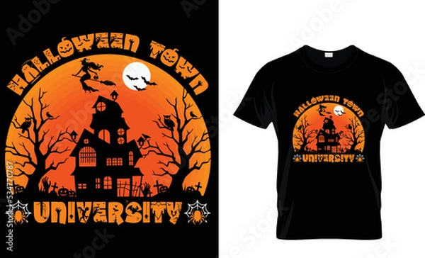 Obraz Halloween town university
Halloween  t shirt design template