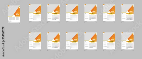 Fototapeta Wall Calendar 2023