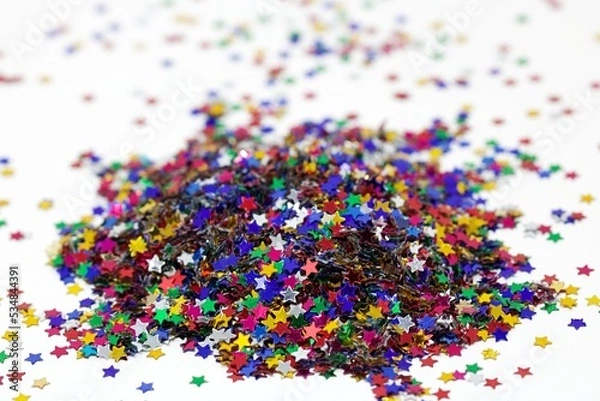 Obraz Bunte Glitzer Sterne