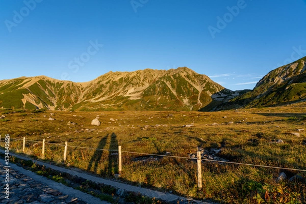 Fototapeta 立山連峰散策（夕日）