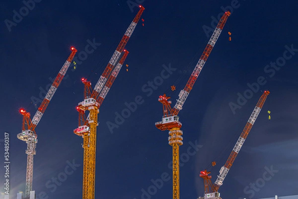 Obraz タワークレーン