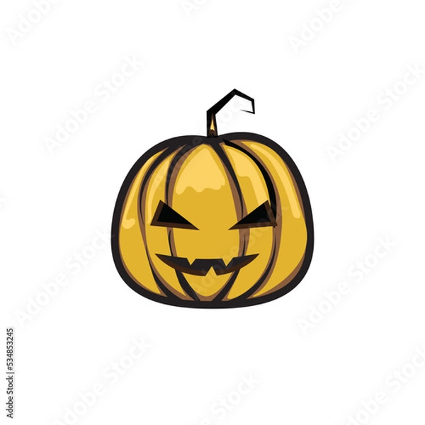 Fototapeta pumpkin isolated on white background