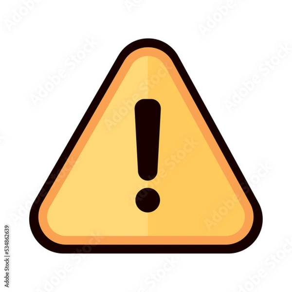 Fototapeta warning error sign