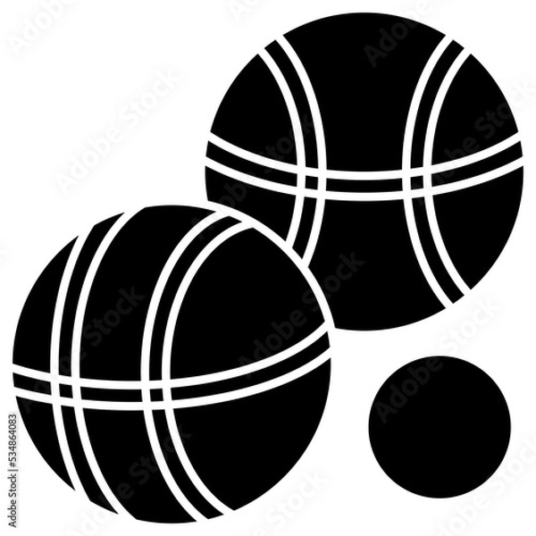 Obraz petanque icon