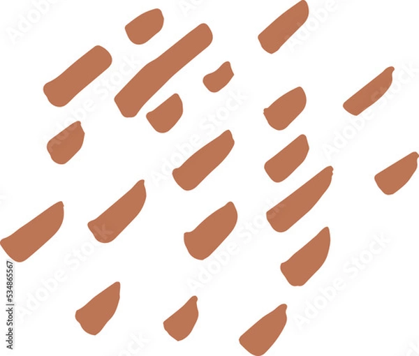 Fototapeta Abstract dotted organic shape vector illustration. Minimalistic liquid form, organic dashed stain or geometric dotty spot for modern abstract design or trendy fashion pattern