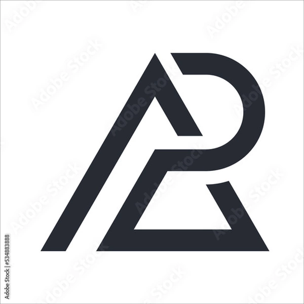 Obraz AP Letter Logo Design. Creative Modern Alphabet letters monogram icon A P, A and P.