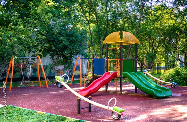 Obraz Children playground in the yard