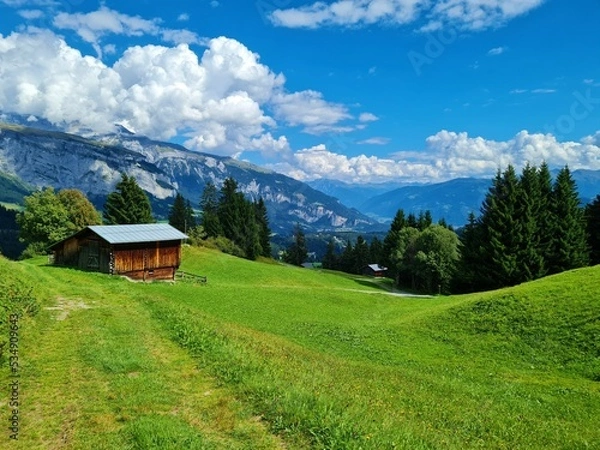 Obraz Landschaft bei Flims