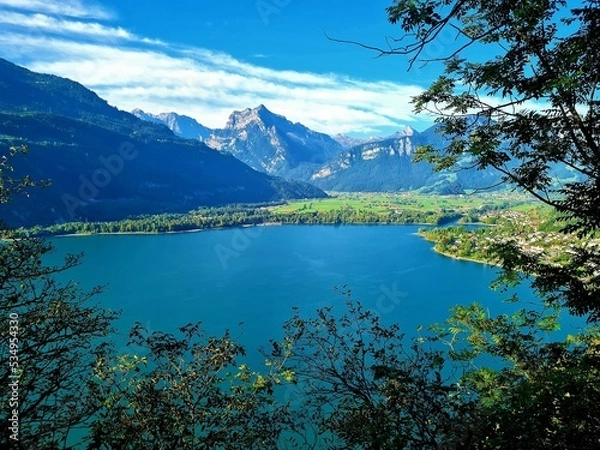Obraz Blick auf den Walensee
