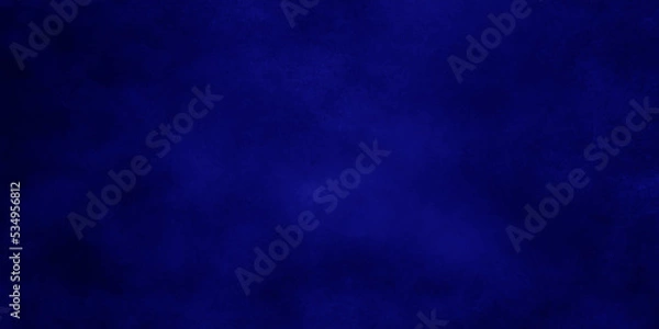 Obraz Abstract background with old blue color grunge design .Modern and paper texture design with oft and smooth textile material and  mystical background or marble or concrete texture.