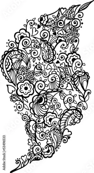 Obraz Abstract floral element