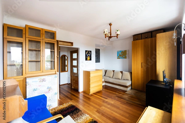 Obraz pokój apartament kawalerka w bloku