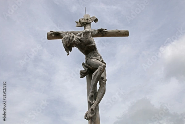 Obraz Christ en bois