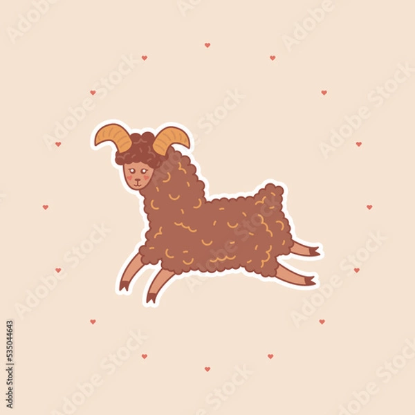 Fototapeta ram illustration vector 
