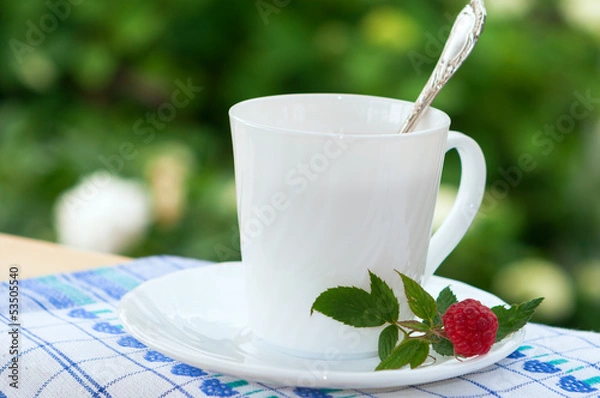 Obraz Cup of raspberry tea.