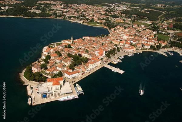 Obraz Porec,bird's eye view
