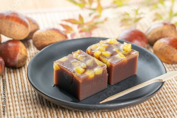 Obraz 秋の栗ようかん 