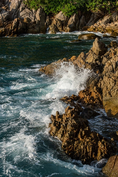 Obraz phuket waves on the rocks