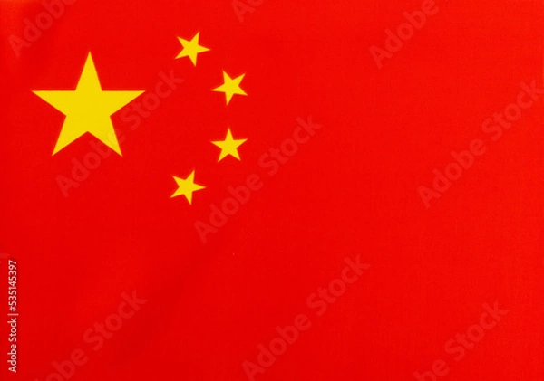Obraz Background of Chinese national flag
