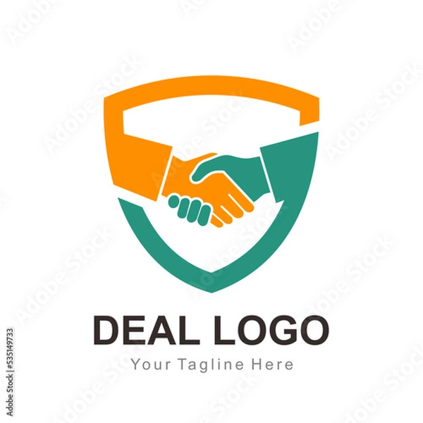 Obraz deal shield logo