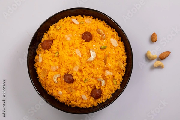 Fototapeta Jorda polau isolated in white 
