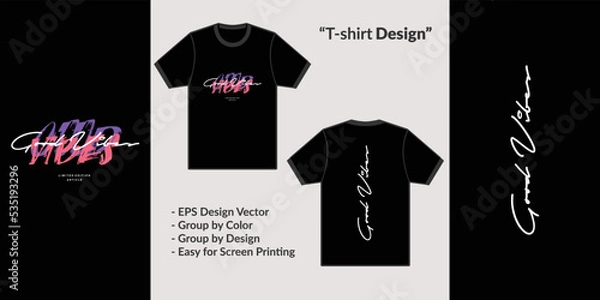 Obraz Trendy urban streetwear style creates a great vibes for designing t-shirts, hoodies or merchandise