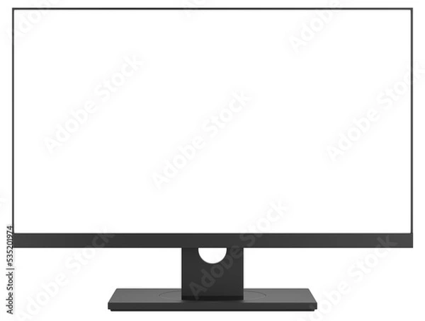 Fototapeta computer monitor with blank screen