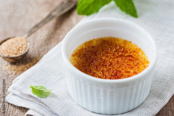 Obraz creme brulee