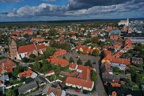 Fototapeta Åhus torg