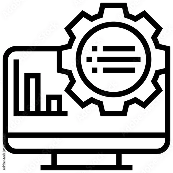 Obraz Analytical icon