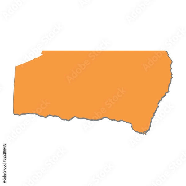 Fototapeta Tore off a piece of colored paper. Vector paper design template. Vector